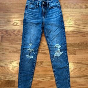American Eagle hi-rise jegging size 0 short